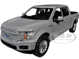 2019 Ford F 150 Limited Crew Cab Pickup Truck Gray Timeless Legends Series 1/24 1/27 Diecast Model Car Motormax 79364GRY