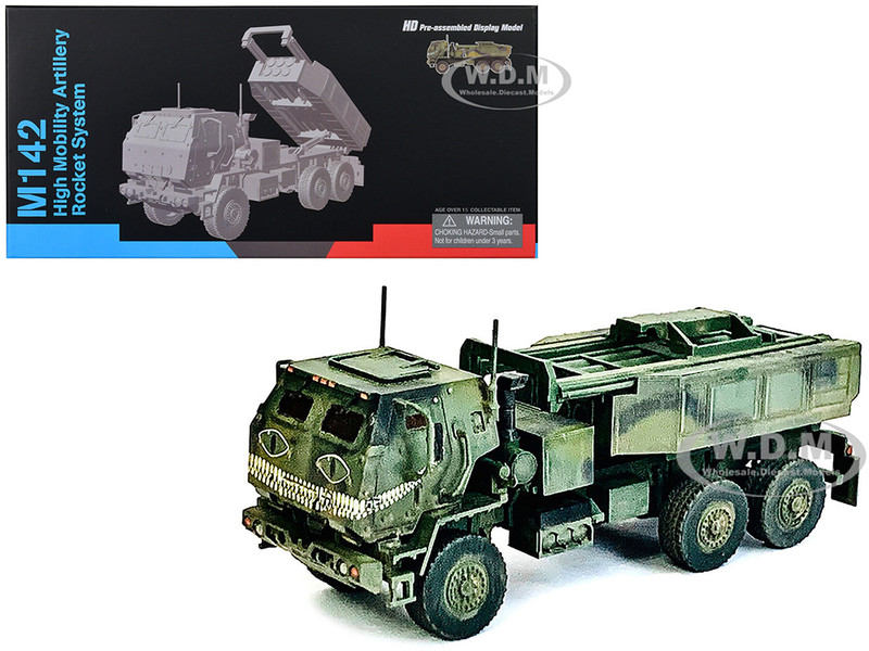 Ukraine M142 High Mobility Artillery Rocket System HIMARS Green Camouflage with Cat Face Graphic NEO Dragon Armor Series 1/72 Plastic Model Dragon Models 63501