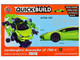 Skill 1 Model Kit Lamborghini Aventador LP 700 4 Green Snap Together Painted Plastic Model Car Kit Airfix Quickbuild J6027