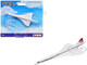 BAe Aerospatiale Concorde Commercial Aircraft British Airways White Flyin Aces Series Diecast Model Corgi CS90636