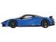 2019 Automobili Pininfarina Battista Iconica Blue Metallic with Black Top World Premiere 1/18 Model Car Top Speed TS0498