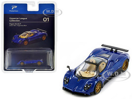 Pagani Zonda F Blu Argentina Blue Metallic Black Top Limited