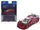 Pagani Zonda F Rosso Dubai Red Metallic Hypercar League Collection 1/64 Diecast Model Car PosterCars H02B