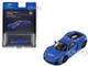 Porsche 918 Spyder Sapphire Blue Metallic Hypercar League Collection 1/64 Diecast Model Car PosterCars H18B
