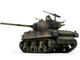 Sherman M4A3 76 Medium Tank Black Panthers 761st Tank Battalion Task Force Rhine Germany 1945 United States Army Engine Plus Series 1/32 Diecast Model Metal Proud MP-912132C