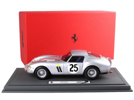 Ferrari 250 GTO #25 Elde Pierre Dumay 24 Hours of Le Mans 1963 with DISPLAY CASE Limited Edition to 90 pieces Worldwide 1/18 Model CarBBR BBR1857