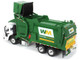 Mack LR Garbage Truck with McNeilus Meridian Front Load Refuse Body White and Green with Refuse Bin Waste Management 1/64 Diecast Model First Gear 60-1796D