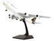 Boeing 747 400F Commercial Aircraft with Landing Gear UPS Worldwide Services N572UP White and Brown Snap Fit 1/200 Plastic Model Skymarks SKR1113