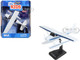 Cessna 172 Skyhawk Aircraft with Floats White with Blue Stripes Sky Kids Series 1/42 Plastic Model Airplane Daron NR20653