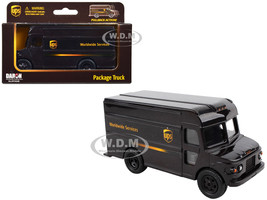 UPS Package Truck Brown UPS Worldwide Services Plastic Model Daron RT4349