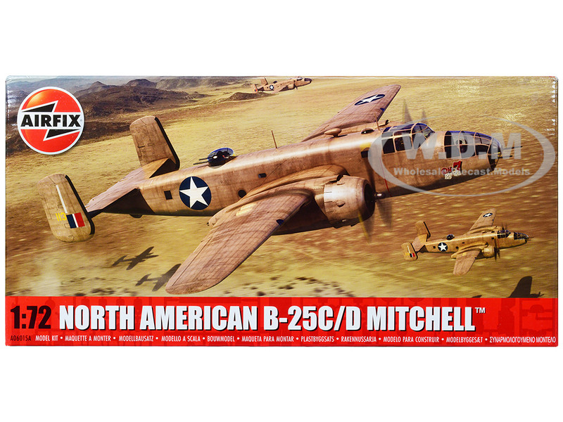 Maquette à Peindre B-25C/D Mitchell Airfix 1/72 - Kit Art Scale Mask M72022 - Neuf