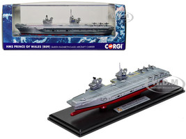 HMS Prince of Wales R09 Aircraft Carrier Queen Elizabeth Class British Royal Navy Naval Power Series 1/1250 Diecast Model Corgi CC75001