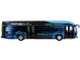 Nova Bus LFSe Electric Transit Bus Bring Life to Your City Black and Blue with Graphics 1/87 (HO) Diecast Model Iconic Replicas 87-0501