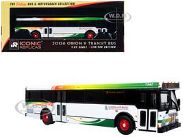 2006 Orion V Transit Bus Golden Gate Bridge Highway & Transportation Distric 70 San Rafael Transit Center Limited Edition The Vintage Bus and Motorcoach Collection 1/87 (HO) Diecast Model Iconic Replicas 87-0512