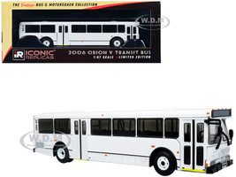 2006 Orion V Transit Bus Blank White Limited Edition The Vintage Bus and Motorcoach Collection 1/87 (HO) Diecast Model Iconic Replicas 87-0514
