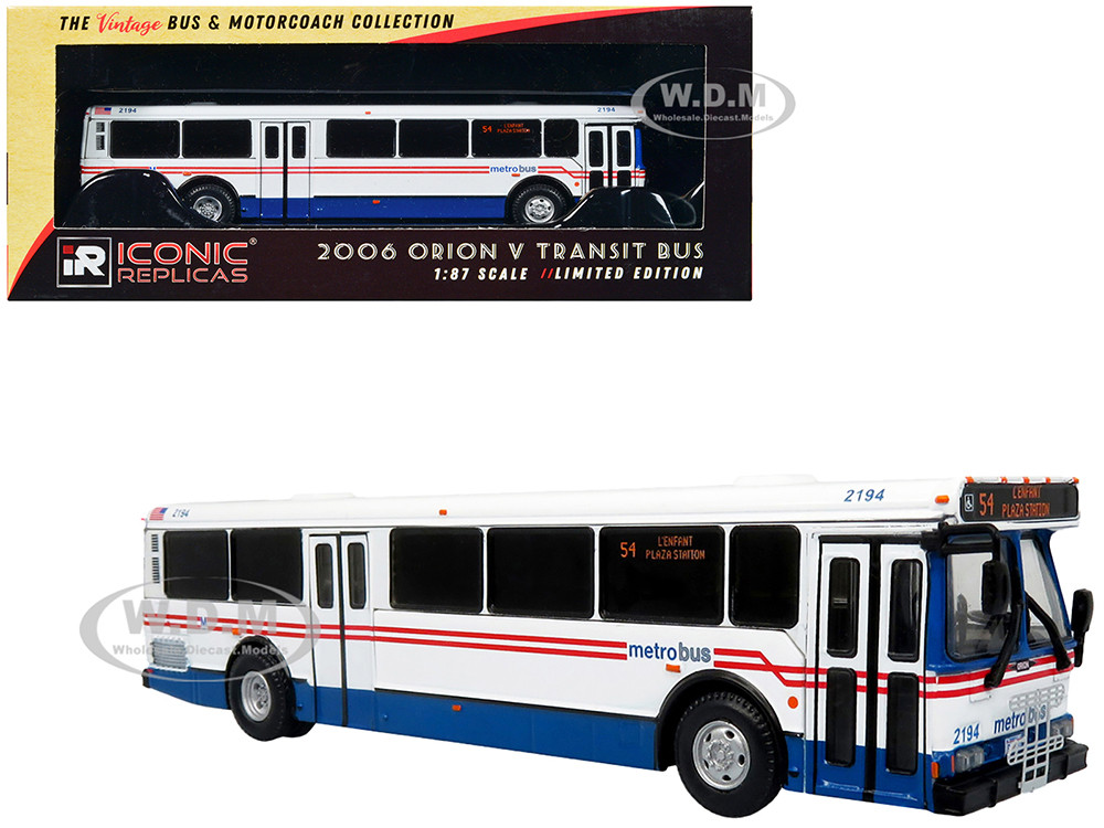 2006 Orion V Transit Bus WMATA Washington 54 L Enfant Plaza