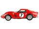 Ferrari 330 GTO #7 Mike Parkes Lorenzo Bandini 24 Hours of Le Mans 1962 with DISPLAY CASE Limited Edition to 144 pieces Worldwide 1/18 Model Car BBR BBR1866