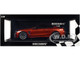 2020 BMW M8 Coupe Red Metallic with Carbon Top 1/18 Diecast Model Car Minichamps 110029020