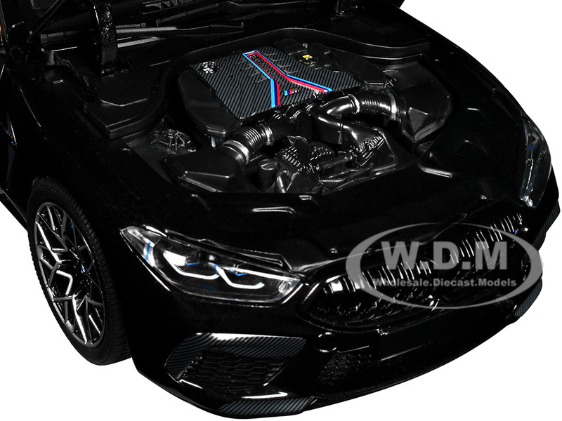 2020 BMW M8 COUPE BLACK METALLIC 1/18 DIECAST MODEL CAR BY