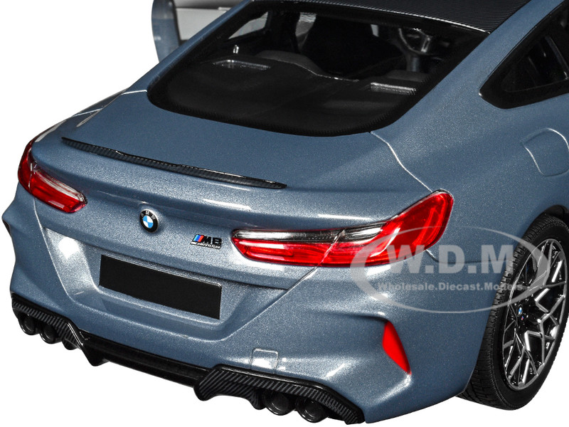 2020 BMW M8 COUPE BLUE METALLIC 1/18 DIECAST MODEL CAR BY