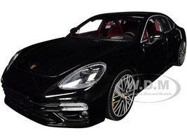 2020 Porsche Panamera Turbo S Black Metallic CLDC Exclusive Series 1/18 Diecast Model Car Minichamps MN113061076