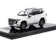 Toyota Land Cruiser 300 White with Graphics 1/64 Diecast Model Car GCD KS-042-152