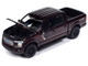 2020 Ford F 150 Lariat FX4 Pickup Truck Magma Red Metallic with Stripes Muscle Trucks Limited Edition 1/64 Diecast Model Car Auto World 64432-AWSP150B