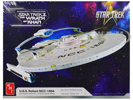 Skill 2 Model Kit U S S Reliant NCC 1864 Space Craft Star Trek II The Wrath of Khan 1982 Movie 1/537 Scale Model AMT AMT1457M