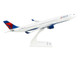 Airbus A330 300 Commercial Aircraft Delta Air Lines N809NW White with Red and Blue Tail Snap Fit 1/200 Plastic Model Skymarks SKR530