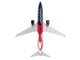 Boeing 737 800 Commercial Aircraft Southwest Airlines Freedom One N500WR USA Flag Livery Snap Fit 1/130 Plastic Model Skymarks SKR1087
