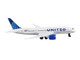 Commercial Aircraft United Airlines N12010 White with Blue Tail Diecast Model Airplane Daron RT6264-2