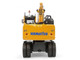 Komatsu PW148 11 Wheel Loader Yellow with Standard and Clamshell Buckets 1/50 Diecast Model Universal Hobbies UH8162