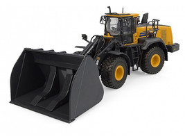 Komatsu WA475 10 Wheel Loader Yellow with High Dump Bucket 1/50 Diecast Model Universal Hobbies UH8171