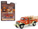 1946 Dodge Power Wagon Fire Truck Red and Cream What Will It Take? Smokey Bear Series 3 1/64 Diecast Model Car Greenlight 38060A