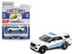 2019 Ford Police Interceptor Utility White with Blue Graphics City of Chicago Police Department Chicago Illinois Hot Pursuit Series 45 1/64 Diecast Model Car Greenlight 43030D