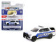 2022 Chevrolet Tahoe Police Pursuit Vehicle PPV White with Blue Stripes City of Orlando Police Orlando Florida Hot Pursuit Series 45 1/64 Diecast Model Car Greenlight 43030E