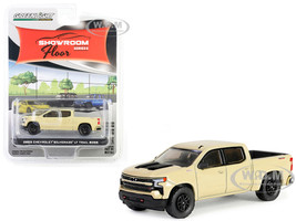 2023 Chevrolet Silverado LT Trail Boss Z71 Sand Dune Tan Showroom Floor Series 5 1/64 Diecast Model Car Greenlight 68050C