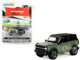 2023 Ford Bronco Outer Banks Eruption Green Metallic with Black Top Showroom Floor Series 5 1/64 Diecast Model Car Greenlight 68050E