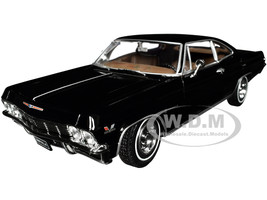 1965 Chevrolet Impala SS 396 Black with Brown Interior NEX Models 1/24 Diecast Model Car Welly 22417BKB