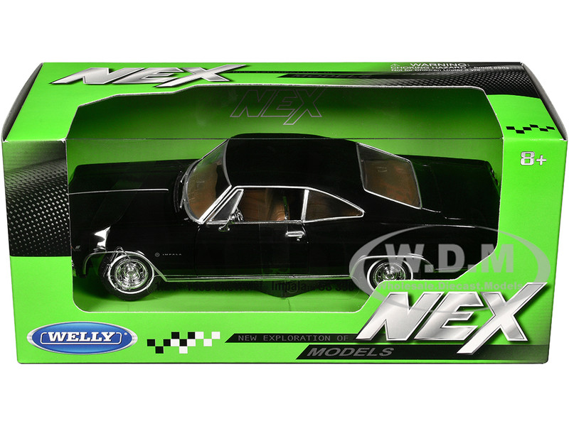 1965 Chevrolet Impala SS 396 Black with Brown Interior 