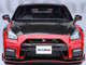2022 Nissan GT R R35 Nismo Special Edition RHD Right Hand Drive Vibrant Red with Carbon Hood Top 1/18 Model Car Autoart AA77502