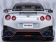 2022 Nissan GT R R35 Nismo Special Edition RHD Right Hand Drive Ultimate Metal Silver with Carbon Hood and Top 1/18 Model Car Autoart AA77503