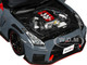 2022 Nissan GT R R35 Nismo Special Edition RHD Right Hand Drive Nismo Stealth Gray with Carbon Hood Top 1/18 Model Car Autoart AA77505