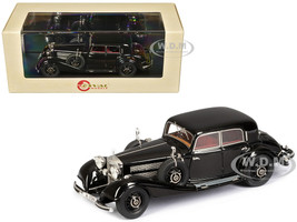 1936 Mercedes Benz 540K W29 Black with Red Interior Limited Edition to 250 pieces Worldwide 1/43 Model Car Esval Models EMGEMB434A
