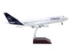 Boeing 747 400 Commercial Aircraft Lufthansa D ABVY White with Dark Blue Tail Gemini 200 Series 1/200 Diecast Model Airplane GeminiJets G2DLH1241