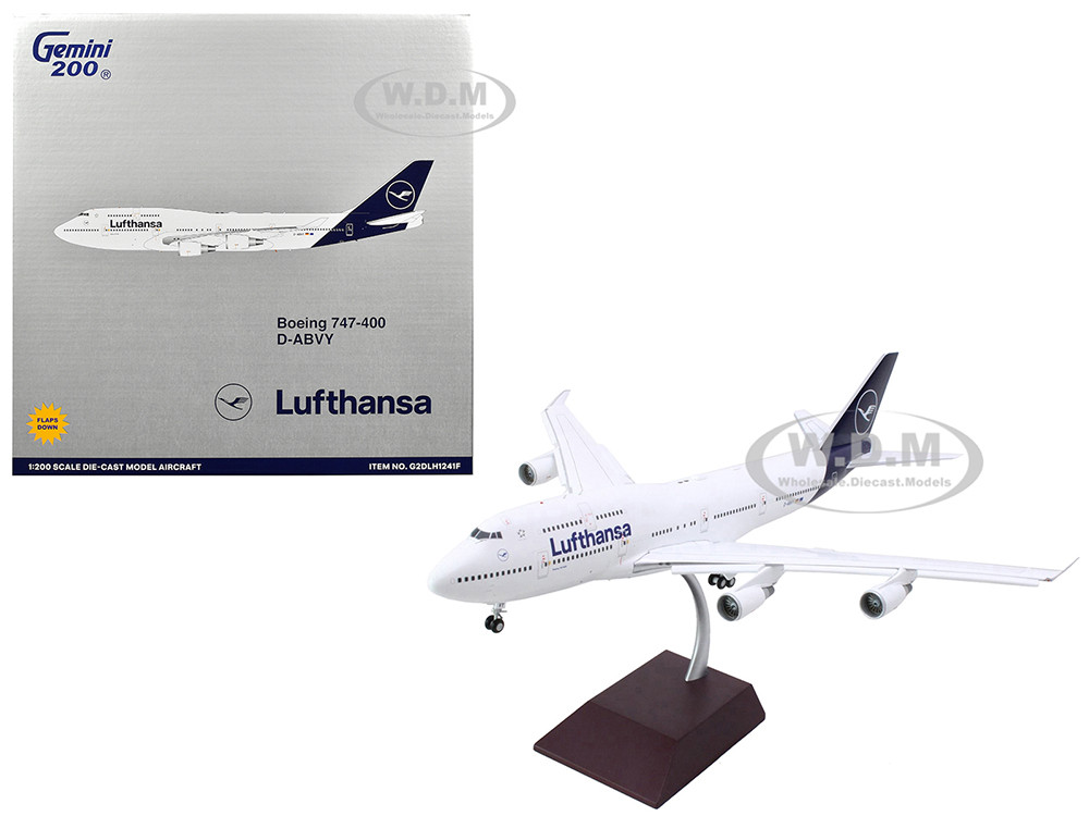 Lufthansa Boeing 747-400 D-ABVM stand InFlight/WB WB-Classic