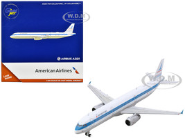 Airbus A321 Commercial Aircraft American Airlines Piedmont N581UW White with Blue Stripes 1/400 Diecast Model Airplane GeminiJets GJ2257