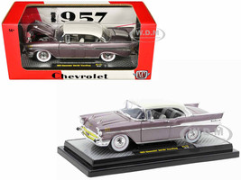1957 Chevrolet 210 Hardtop White with a Black Top and White