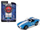 1965 Shelby Cobra 427 SC Guardsman Blue Metallic with White Stripes Carroll Shelby Centennial Hobby Exclusive Series 1/64 Diecast Model Car Greenlight 30498