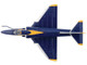 Douglas A 4F Skyhawk Aircraft Blue Angels Tokushima Airbase Dr Nakanishi #8 2008 United States Navy Air Power Series 1/72 Diecast Model Hobby Master HA1438C